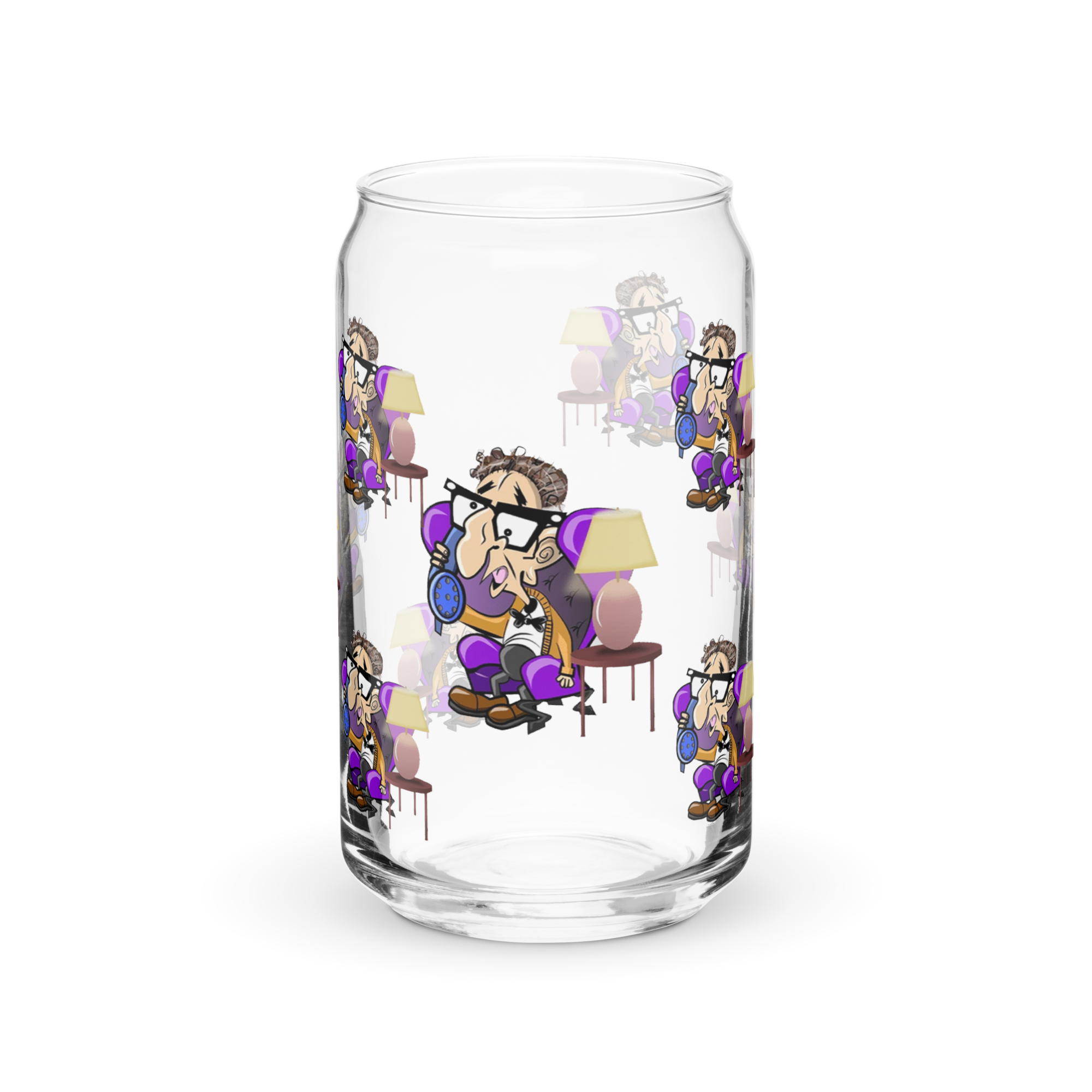 Jerky Boys Sol Rosenberg Canshaped glass Jerky Boys Store