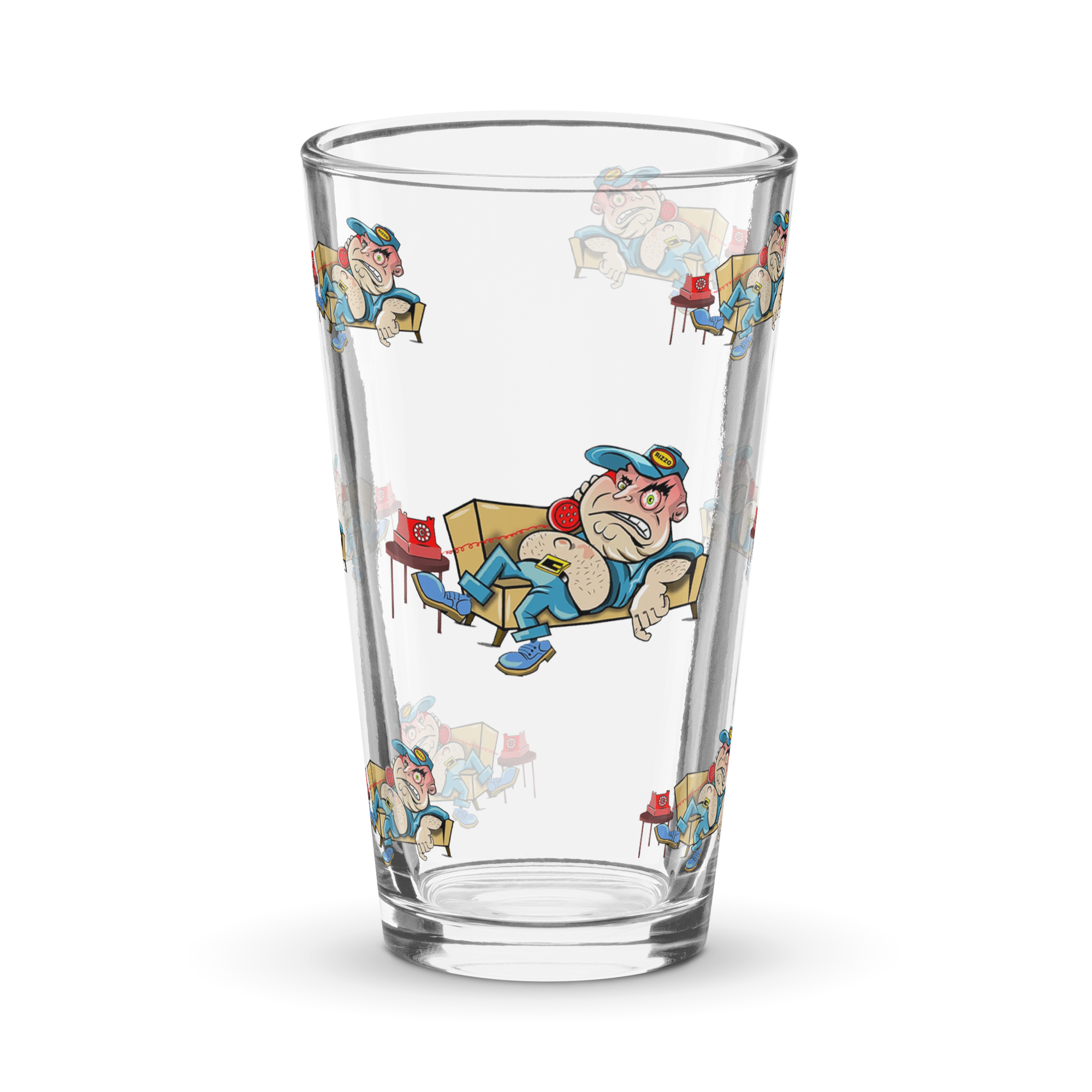 Jerky Boys Frank Rizzo Pint glass Jerky Boys Store
