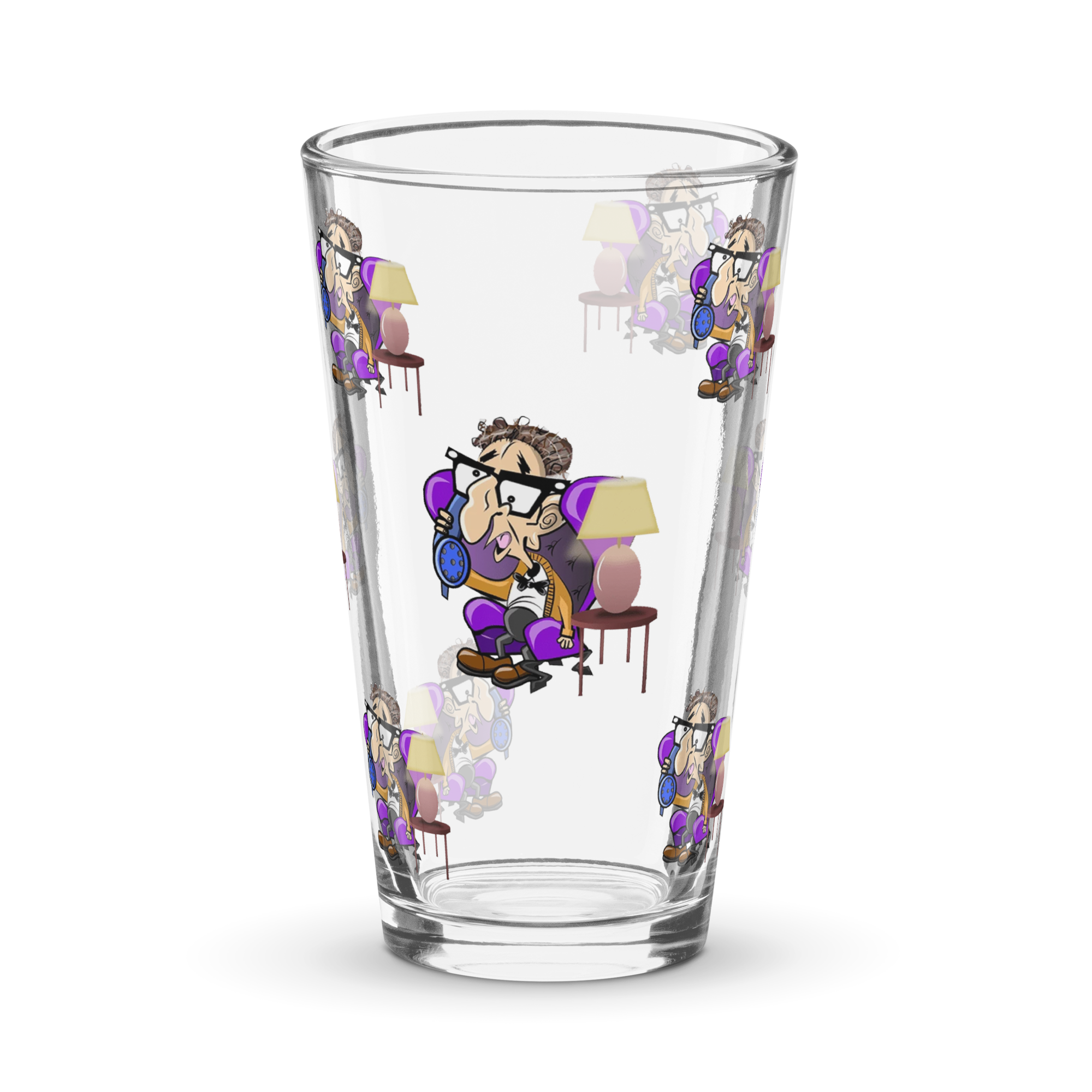 Jerky Boys Sol Rosenberg Pint glass Jerky Boys Store