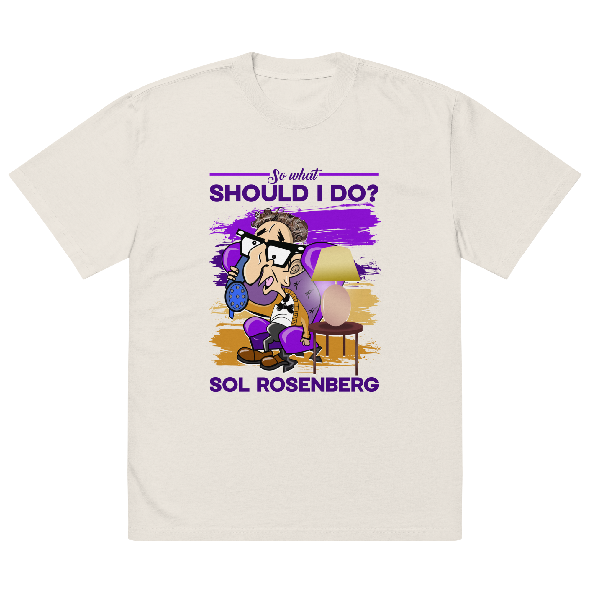 Sol Rosenberg - Oversized faded t-shirt - White