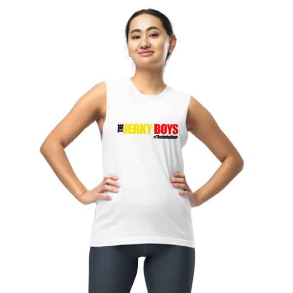 Jerky Boys Muscle White Shirt