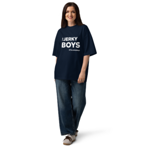 Jerky Boys Logo Oversized Organic Tee
