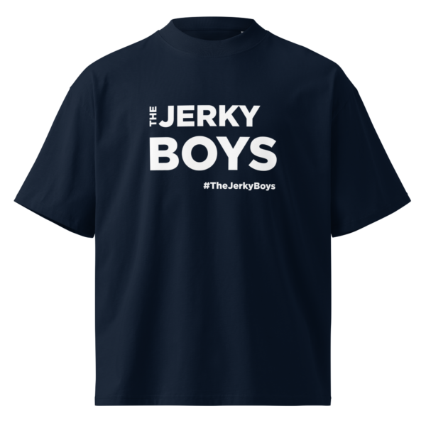Jerky Boys Logo Oversized Organic Tee - Image 2