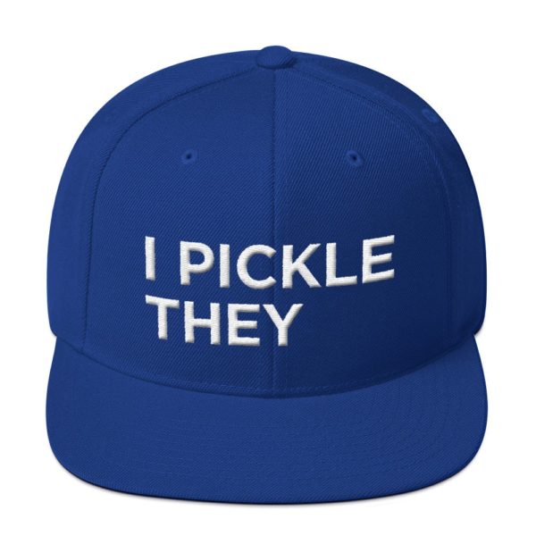 blue I Pickle They baseball cap