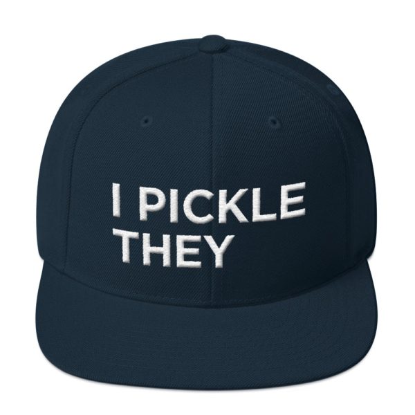 dark blue I Pickle They baseball cap