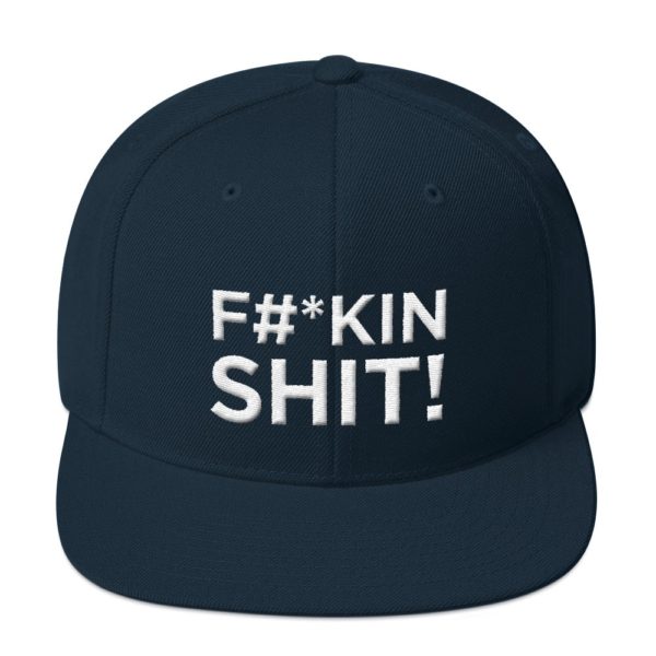 black "F#*kin Shit!" Jerky Boys Baseball Cap