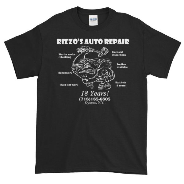black Rizzo's Auto Repair Jerky Boys T-shirt