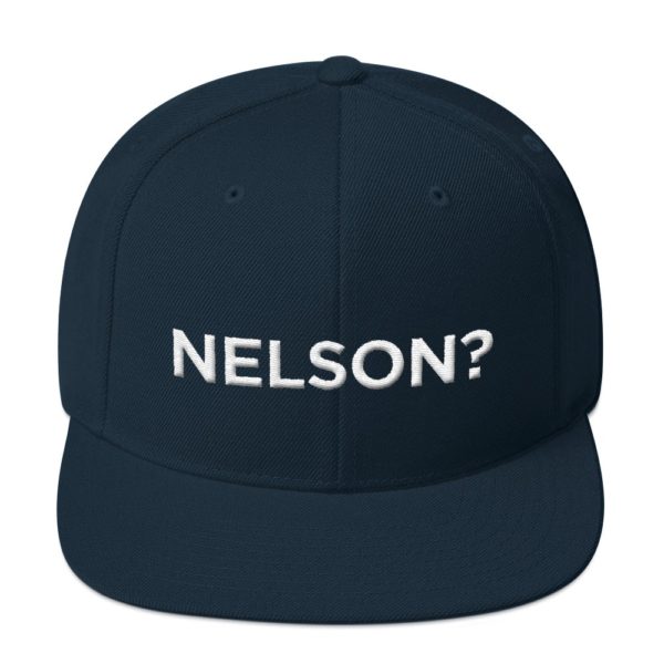 navy blue "Nelson?" baseball cap