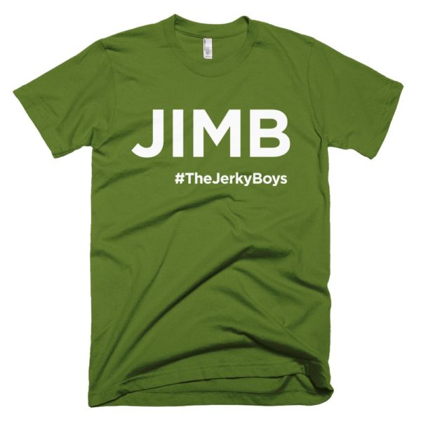 olive green JIMB Jerky Boys T-shirt