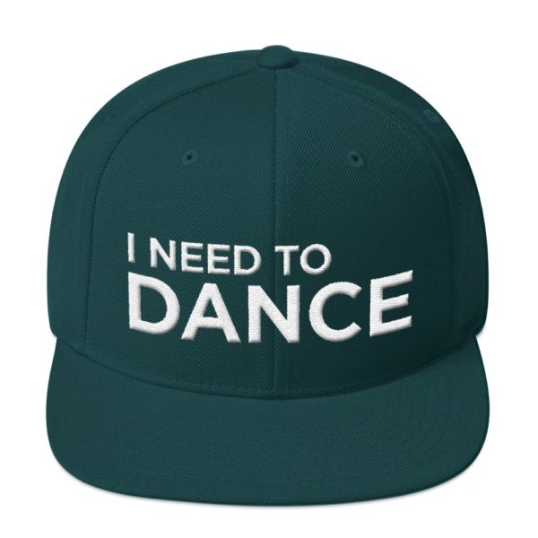 green I Need To Dance baseball cap