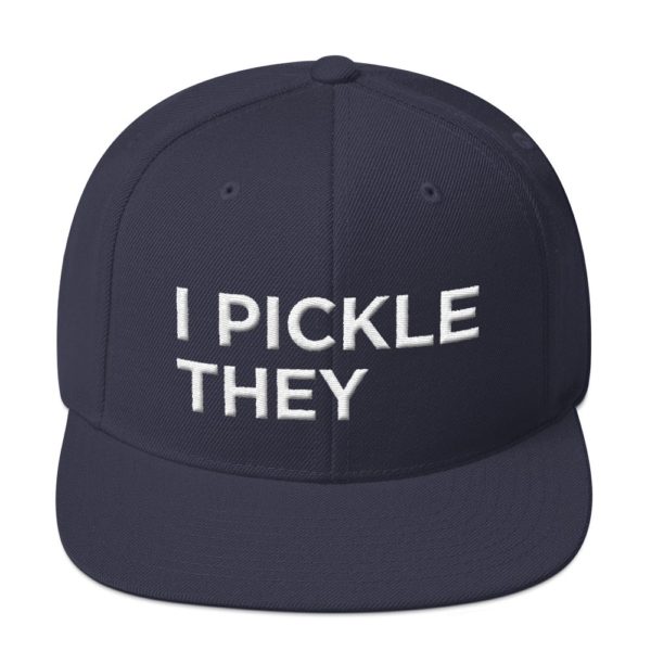 navy blue I Pickle They baseball cap