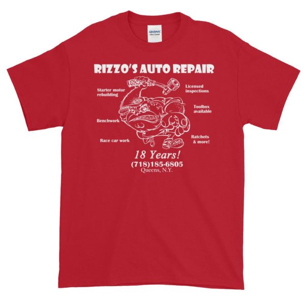 red Rizzo's Auto Repair Jerky Boys T-shirt