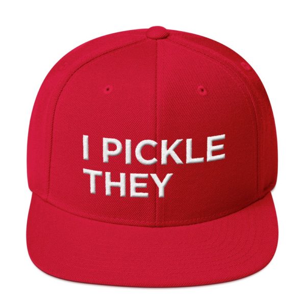 red I Pickle They baseball cap