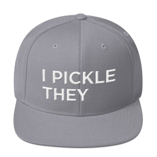 gray I Pickle They baseball cap