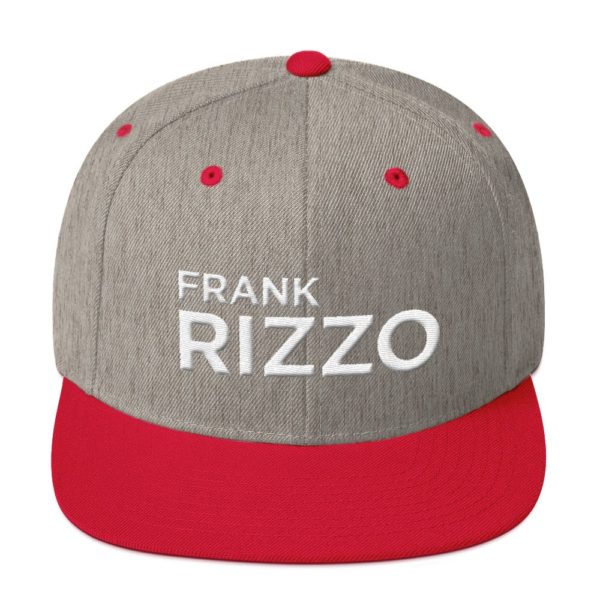 light gray and red Frank Rizzo Jerky Boys Baseball Cap