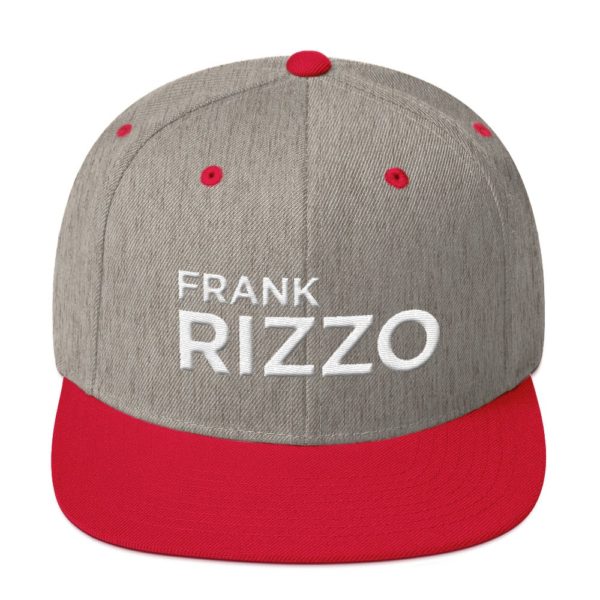 light gray and red Frank Rizzo Jerky Boys Baseball Cap