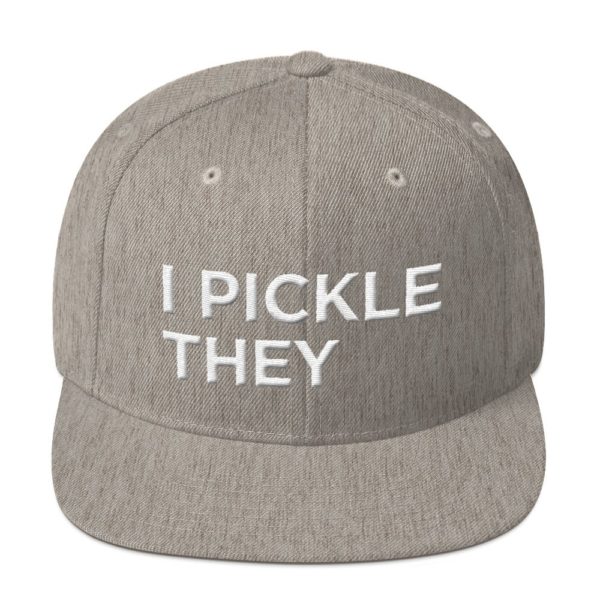 gray I Pickle They baseball cap