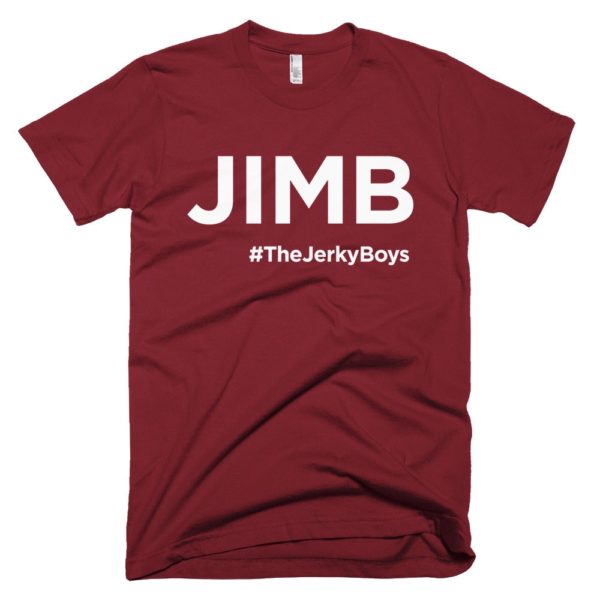 maroon JIMB Jerky Boys T-shirt