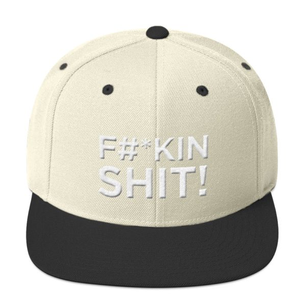 white and black "F#*kin Shit!" Jerky Boys Baseball Cap