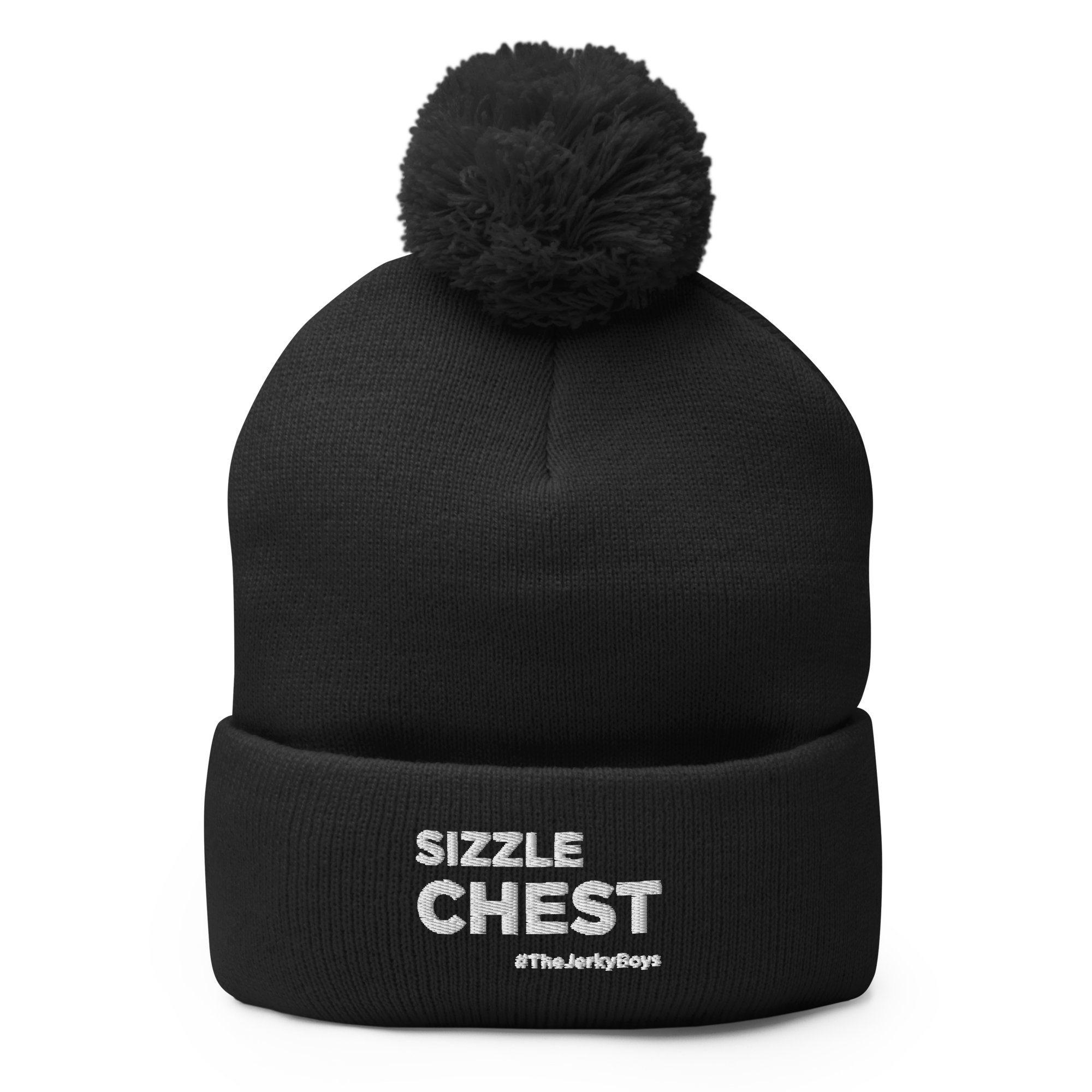 sizzle chest pompom beanie