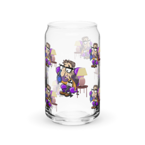 Jerky Boys - Sol Rosenberg - Can-shaped glass