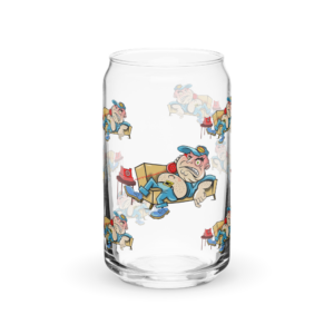 Jerky Boys - Frank Rizzo - Can-shaped glass