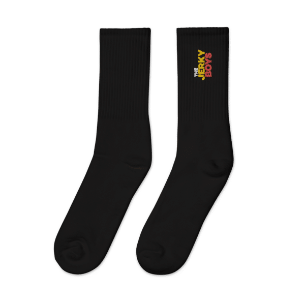 Jerky Boys Logo - Embroidered socks - Black