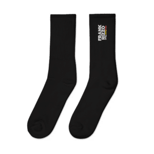Frank Rizzo - Embroidered socks - Black