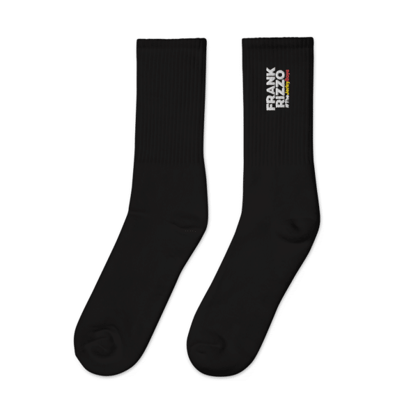 Frank Rizzo - Embroidered socks - Black