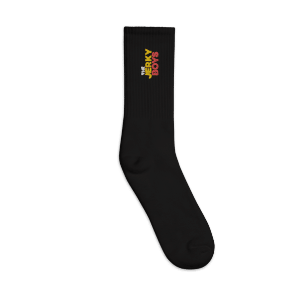Jerky Boys Logo - Embroidered socks - Black - Image 2