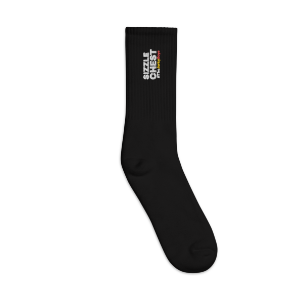 Sizzle Chest - Jerky Boys - Embroidered socks - Black - Image 2