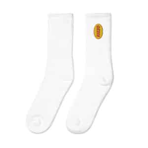 Rizzo Logo - Embroidered socks - White