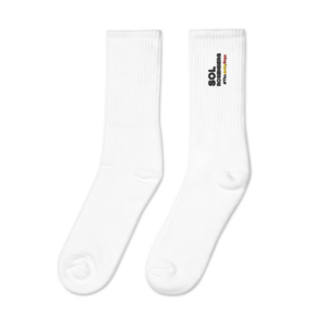 Sol Rosenberg - Embroidered socks - White