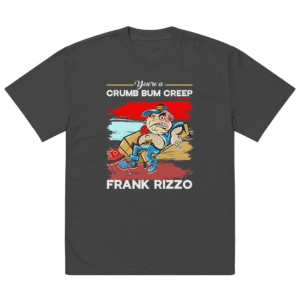 Frank Rizzo - Oversized faded t-shirt - Black