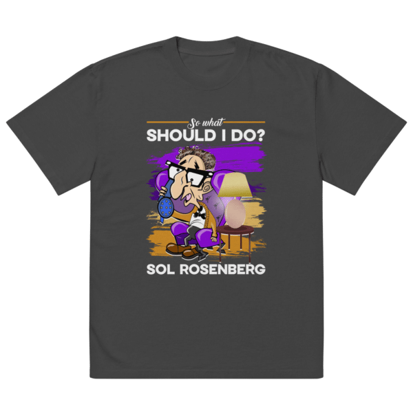 Sol Rosenberg - Oversized faded t-shirt - Black