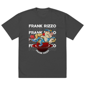 Frank Rizzo - Oversized faded t-shirt - Black