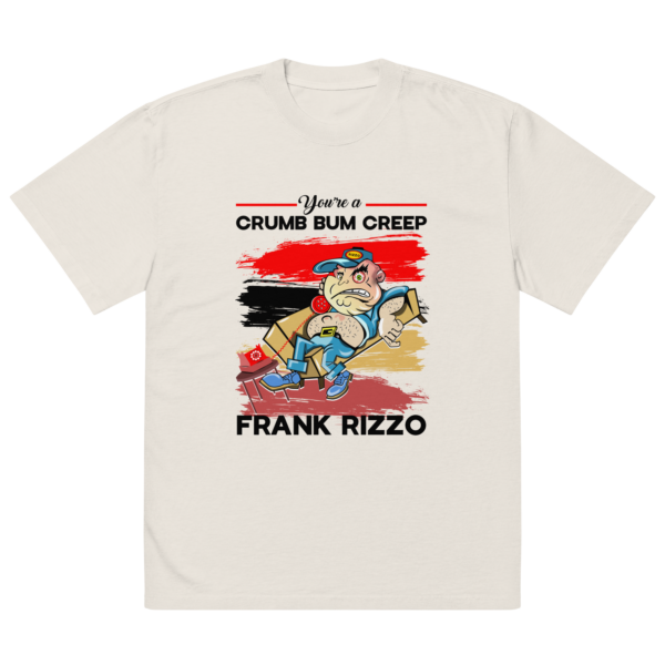 Frank RIzzo - Oversized faded t-shirt - White