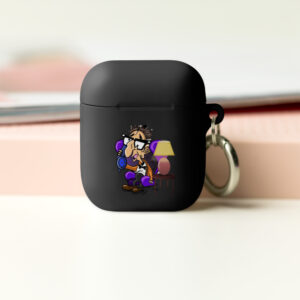 Sol Rosenberg - Jerky Boys - Black Rubber Case for AirPods
