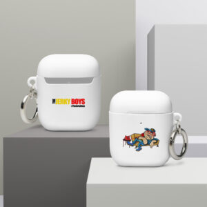 Frank Rizzo - Jerky Boys - White Rubber Case for AirPods