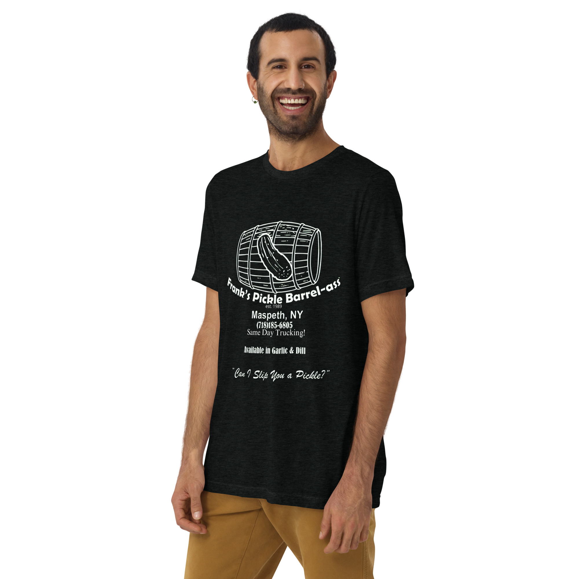 Frank’s Pickle Barrel-Ass of Maspeth T-Shirt Black Unisex Short sleeve t-shirt