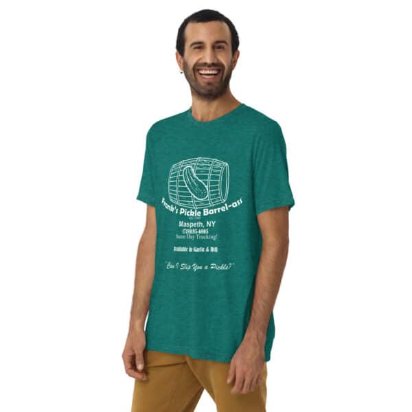 Frank’s Pickle Barrel-Ass of Maspeth T-Shirt Black Unisex Short sleeve t-shirt - Image 3